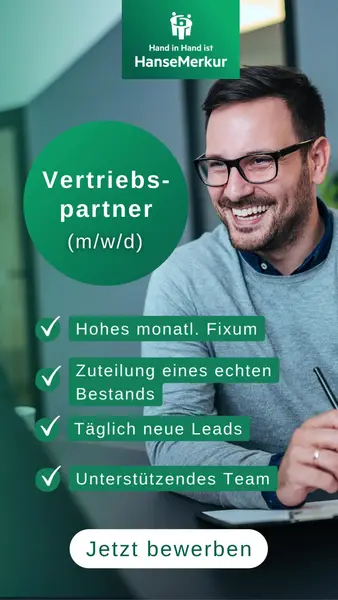 Кадр рекламы HanseMerkur Regionalgeschäftsstelle Duisburg