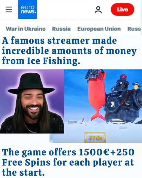 Кадр рекламы Ice Fishing