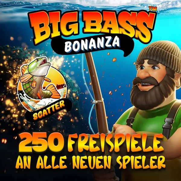 Кадр рекламы Big Bass Bonanza UK