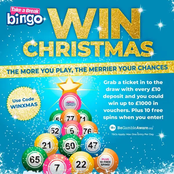 Кадр рекламы Take a Break Bingo