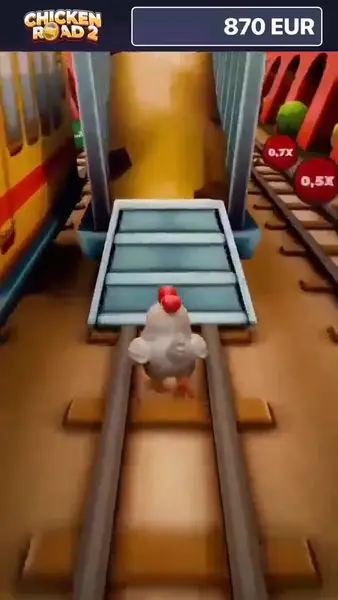Кадр рекламы Chicken road