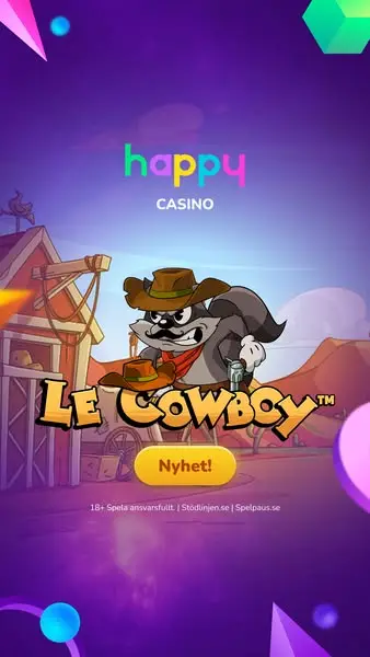 Кадр рекламы Happycasino.se
