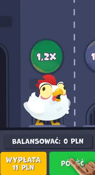 Кадр рекламы Chicken Road