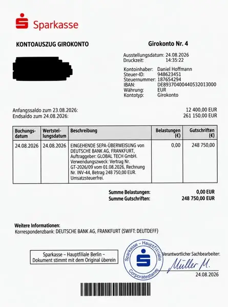 Кадр рекламы Daniel Hoffmann