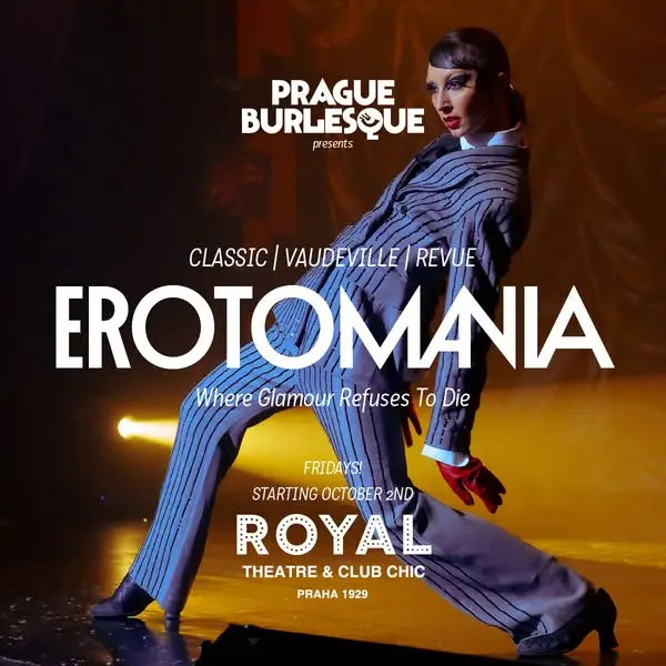 Кадр рекламы Prague Burlesque