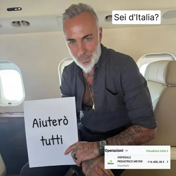 Кадр рекламы Gianluca Vacchi