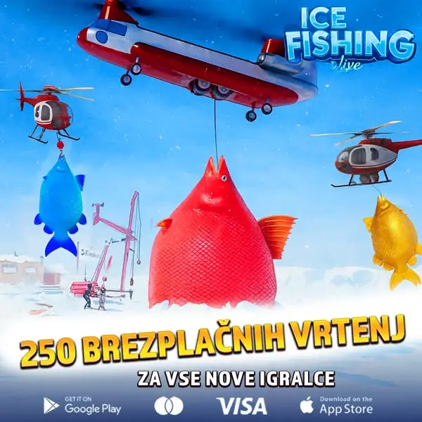 Кадр рекламы Ice Fishing Live