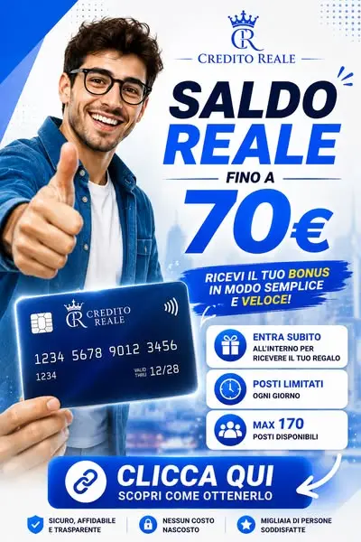 Кадр рекламы Credito Reale