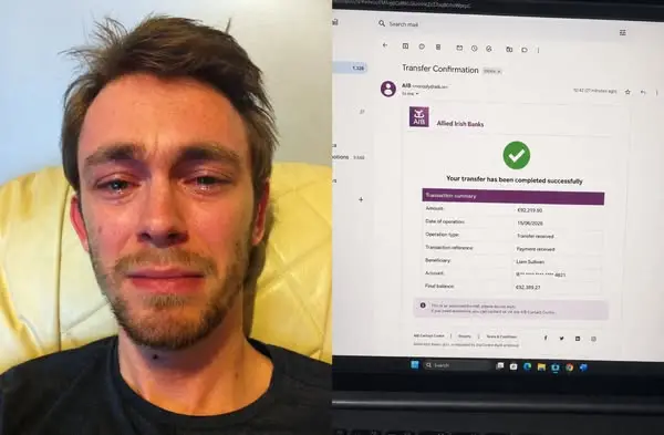 Кадр рекламы Liam Sullivan