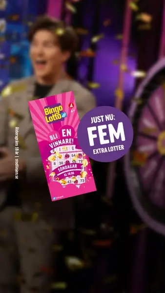 Кадр рекламы BingoLotto