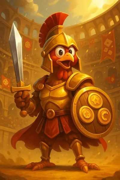 Кадр рекламы Chicken Road Rush