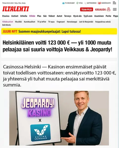 Кадр рекламы Suositukset