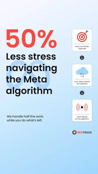 Кадр рекламы RedTrack.io