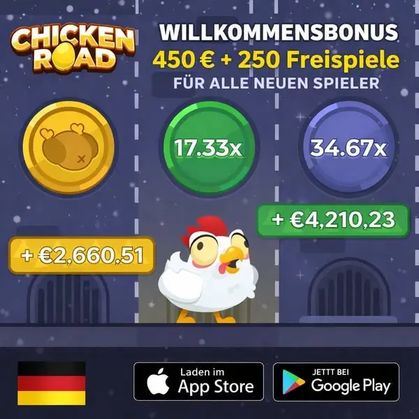 Кадр рекламы Chicken Road