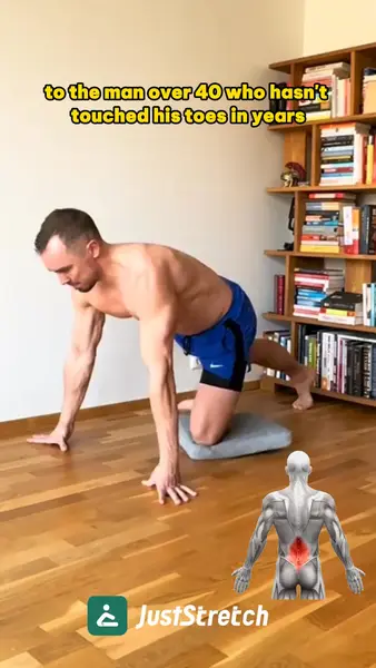 Кадр рекламы JustStretch