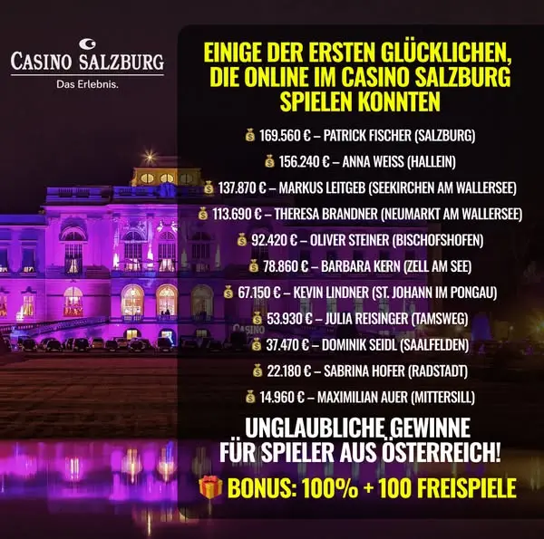 Кадр рекламы Salzburg-Spiel
