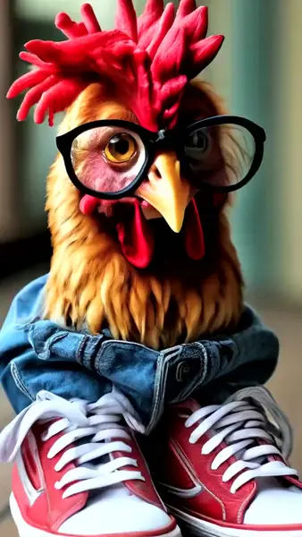Кадр рекламы Lucky Chicken