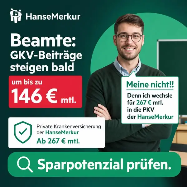 Кадр рекламы HanseMerkur Direkt