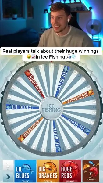 Кадр рекламы Ice Fishing