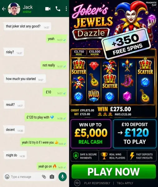 Кадр рекламы Lucky Spins