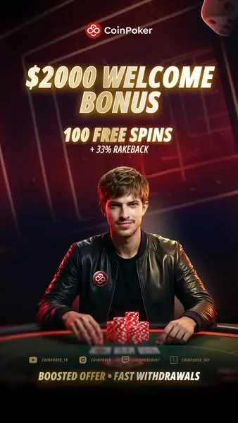 Кадр рекламы CoinPoker