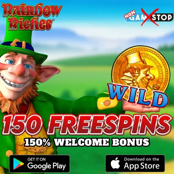 Кадр рекламы Rainbow Riches