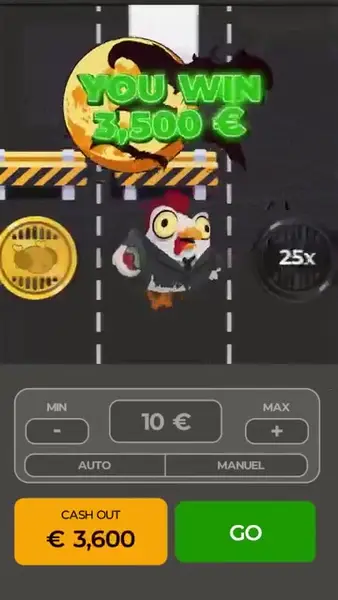 Кадр рекламы Chicken Road