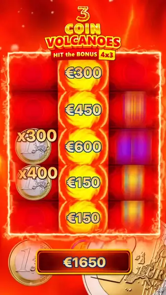 Кадр рекламы Coin Volcano