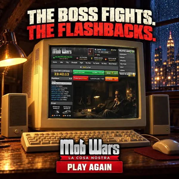 Кадр рекламы Mob Wars: La Cosa Nostra