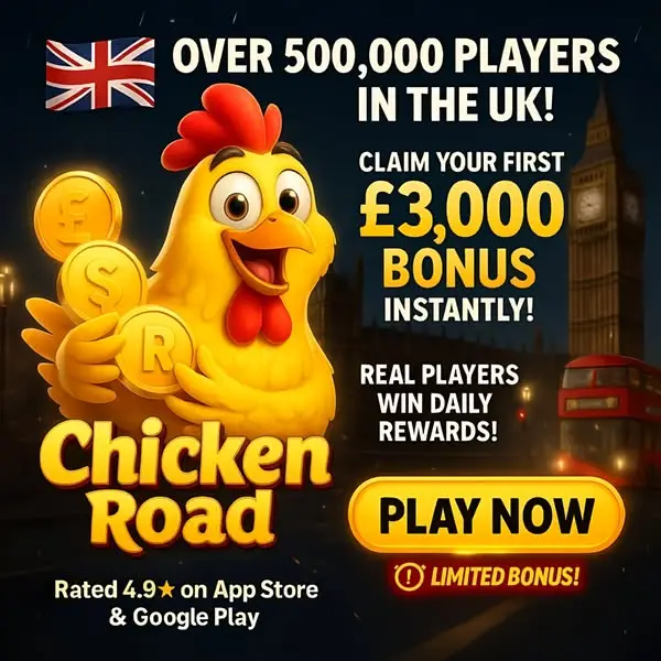 Кадр рекламы Chicкen Road