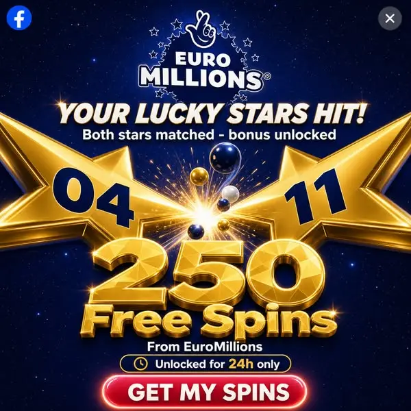 Кадр рекламы Euro Millions