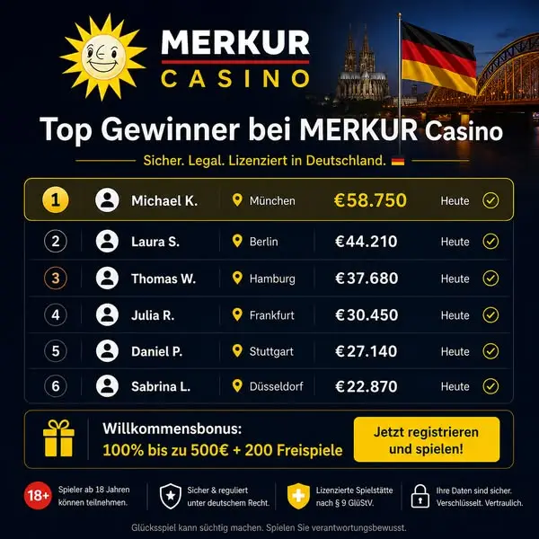 Кадр рекламы Merkur Casino