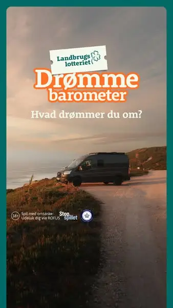 Кадр рекламы Landbrugslotteriet