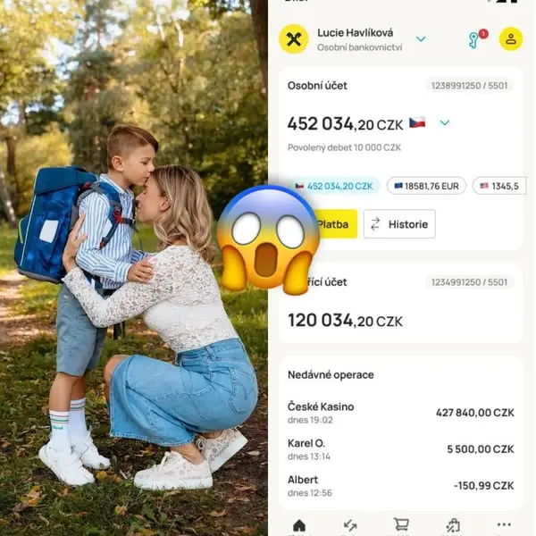 Кадр рекламы Lucie Havlíková