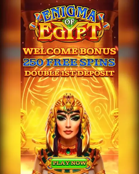 Кадр рекламы Enigma of Egypt Jackpot