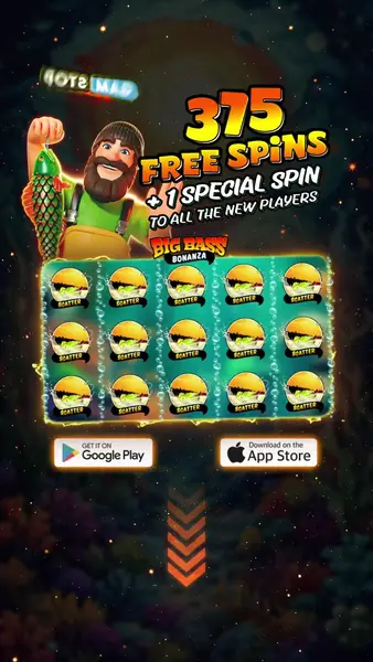 Кадр рекламы Big bass slots