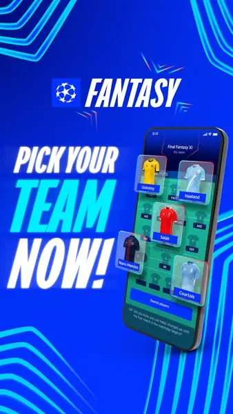 Кадр рекламы UEFA Champions League
