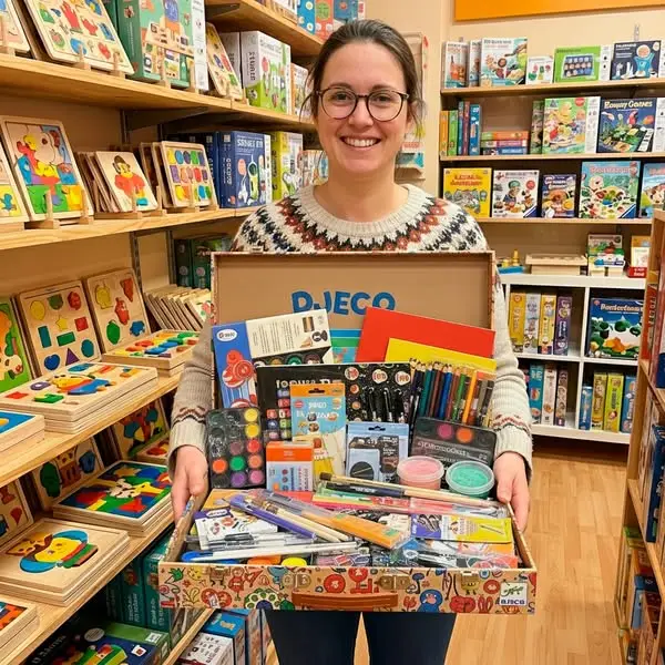 Кадр рекламы Centre d'art pour enfants