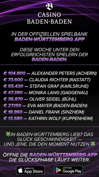 Кадр рекламы Spielbank Germany