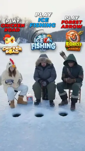 Кадр рекламы Ice Fishing