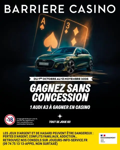 Кадр рекламы Casino Barrière Blotzheim