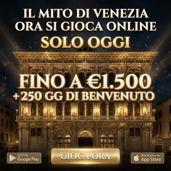 Кадр рекламы Casinò di Venezia