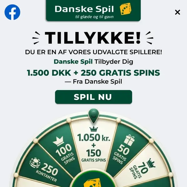 Кадр рекламы Danske spil