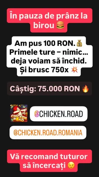 Кадр рекламы Chicken Road