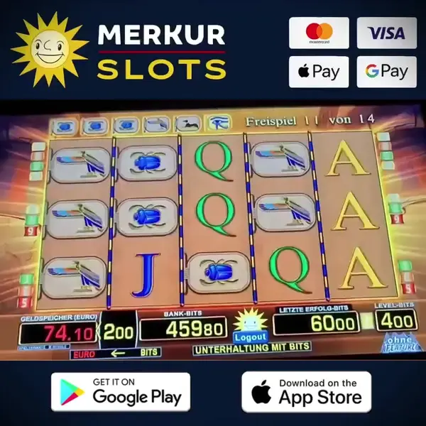 Кадр рекламы Mega slots merkur