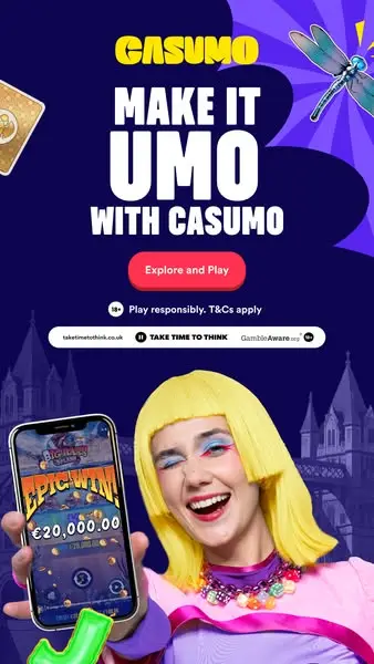 Кадр рекламы Casumo