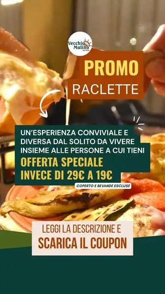 Кадр рекламы Vecchio Mulino Ristorante tipico
