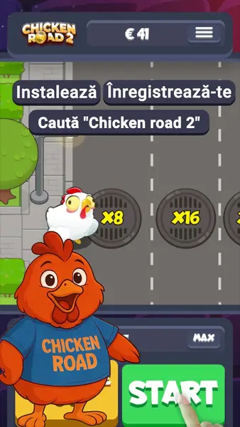 Кадр рекламы Chicken Road