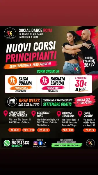Кадр рекламы Social Dance Roma