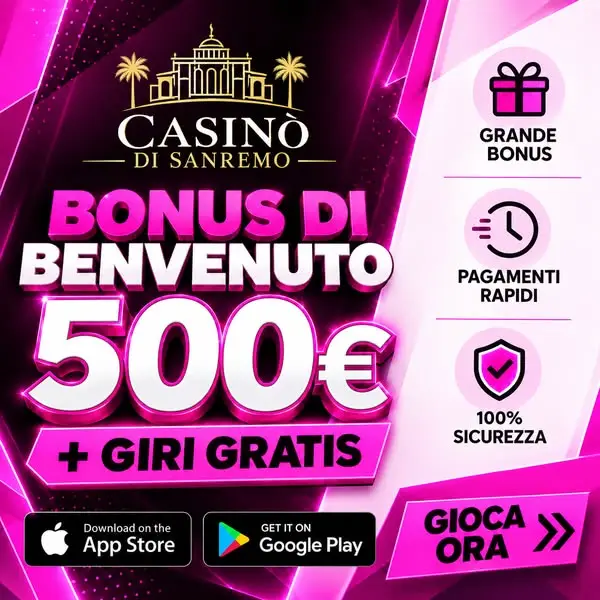 Кадр рекламы Sanremo Play App